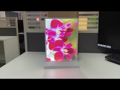 La mini boîte lumineuse de bureau est principalement utilisée à l'avant du magasin.