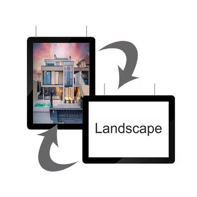 acheter Affichage de la marque de la fenêtre immobilière KWS-BD-A4 boîte lumineuse LED acrylique rétroéclairée fabrication en ligne