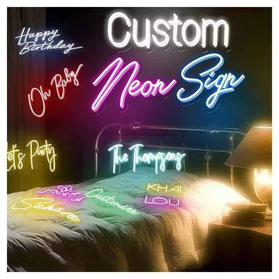 acheter 15 mm 10 mm Tube néon LED Light Sign Vertical Horizontal suspendu 12V éclairée Signal de nom fabrication en ligne