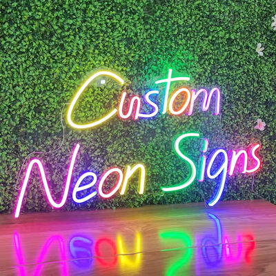 acheter Signe au néon LED de fête de mariage 6 mm 8 mm 10 mm RGB Type arrière plan Signes au néon commerciaux fabrication en ligne