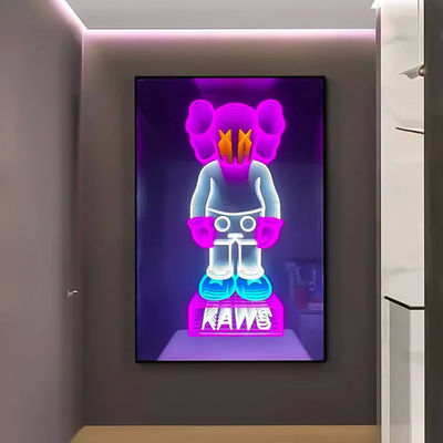 acheter Décoration de fête en néon en miroir 3D personnalisé fabrication en ligne