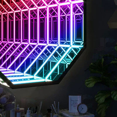 acheter Affichage de miroir en néon en verre 3D 220V avec tube de néon fabrication en ligne