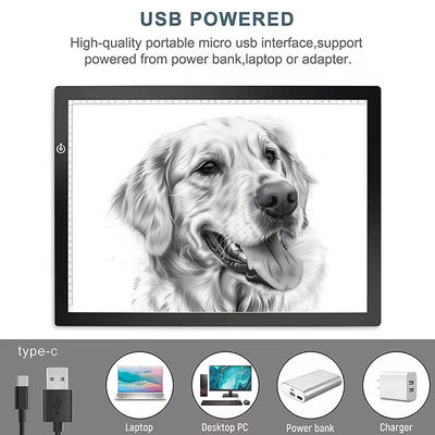 acheter Tableau de dessin de conception portable boîte lumineuse de traçage LED à alimentation USB fabrication en ligne