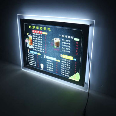 acheter A3 A4 Accrochage Immobilier Accrochage Led Cadre Led Crystal Led Lightbox fabrication en ligne