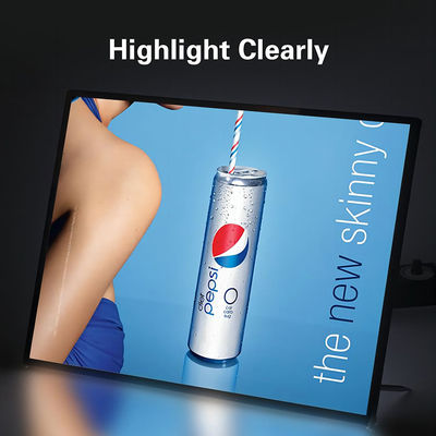 acheter Boîte à lumière à LED en verre ultra-mince avec durée de vie haute définition 80000 heures Voltage d'entrée DC12V DC24V fabrication en ligne