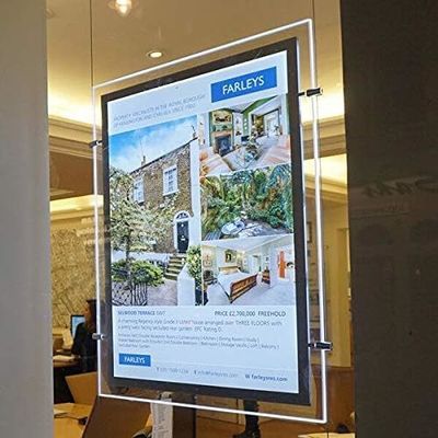 acheter Window Hanging Display Crystal Acrylic Light Box  fabrication en ligne