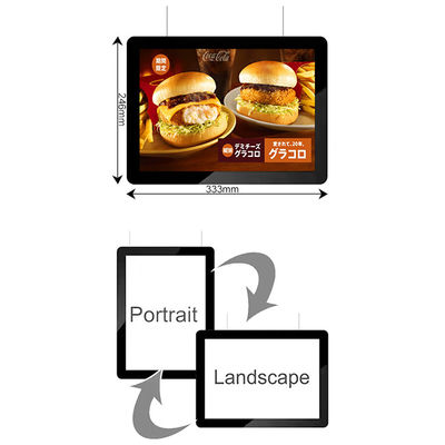 Boîte à lumière à double face pour l'affichage immobilier Boîte à lumière à LED Boîte à lumière publicitaire Boîte à lumière suspendue