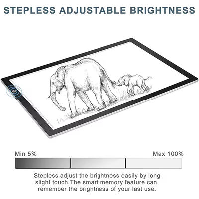 L'animation Ultra Slim Led Tracing Light Pad 210 X 297 mm Les boîtes de lumière publicitaires