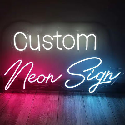 Signal à néon LED vertical Acrylique Flex Neon Light Board Boutique RoHS