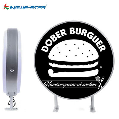 Signe de la boîte lumineuse extérieure des hôpitaux Eco-friendly Signes de sortie extérieurs RoHS