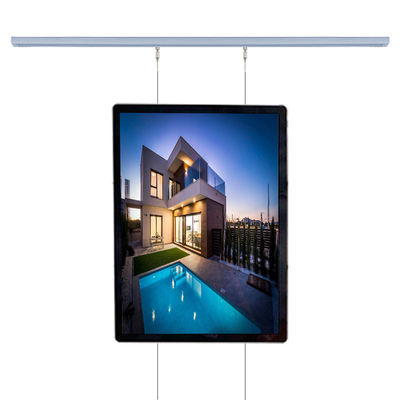 Display en aluminium boîte lumineuse cadre rétroéclairée publicité acrylique boîte lumineuse cristalline