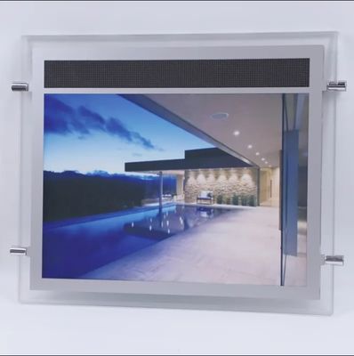 A3 A4 Acrylique image cadre photo affichage à LED boîte lumineuse enseigne d'établissement publicitaire suspendue affichage à LED