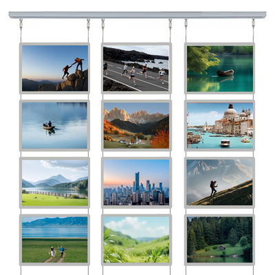 A4 Crystal Light Box Company Sign Wall Acrylique 2835 Led La boîte à lumière publicitaire