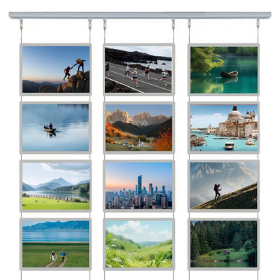 Boîte lumineuse rétroéclairée de 110x80x10 cm, taille de l'emballage unique, avec éclairage LED écologique