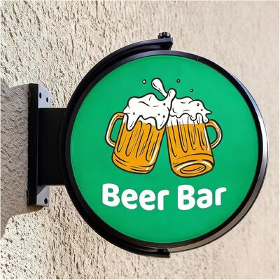 Boîte lumineuse de projection LED personnalisée 360° Signal rotatif